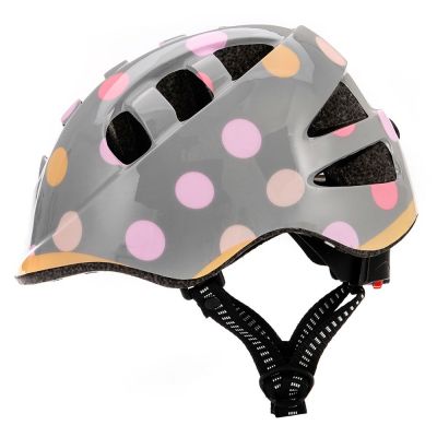 Meteor MA-2 dots Junior Fahrradhelm in grau