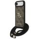 2. Guess 4G Big Logo Cord Stap Crossbody Case für iPhone 17 Air - Braun