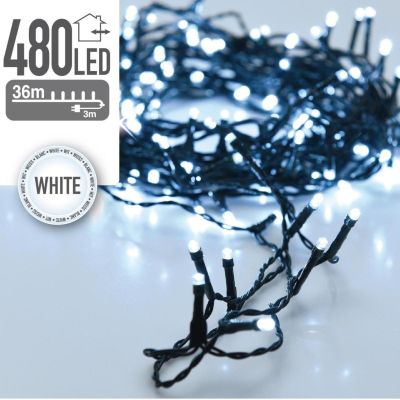 8. Lichterkette für den Weihnachtsbaum, 480 LEDs, kaltweiß
