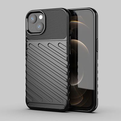 11. Thunder Case Flexibel Robuste Panzer Handyhülle TPU Schutzhülle für iPhone 13 mini schwarz