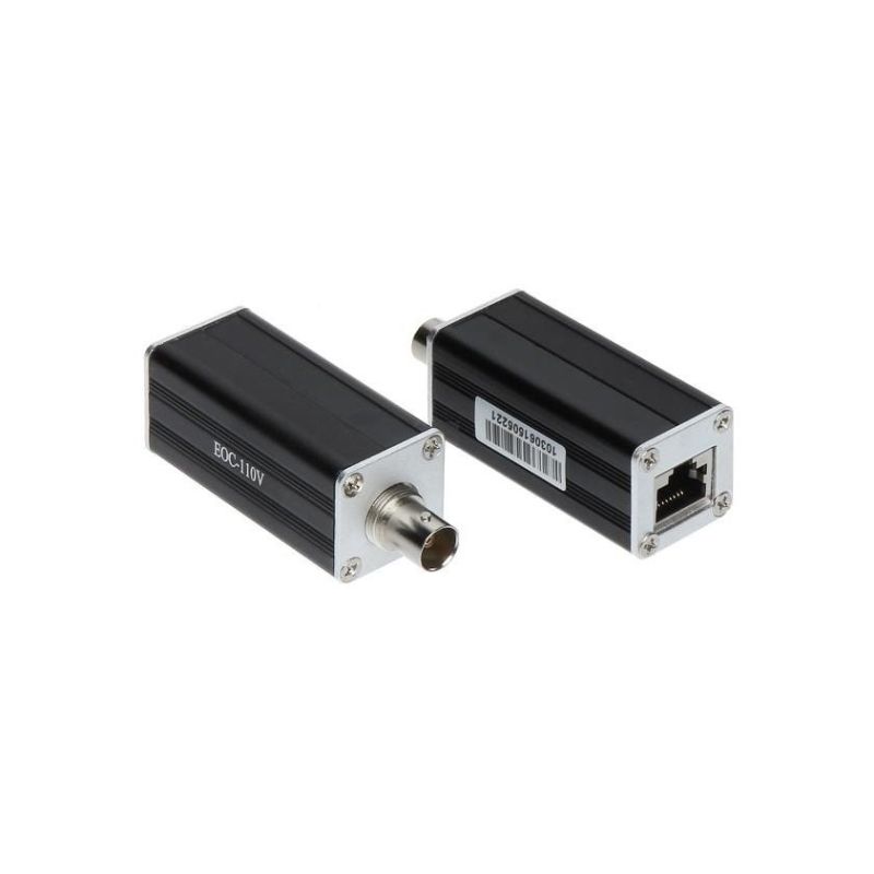 2. Ethernet/Koaxial-Übertragungsset EOC-110KIT 200m (2 Stück)