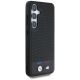 4. BMW Leder Tricolor Stripe MagSafe Hülle für Samsung Galaxy S25+ - Schwarz