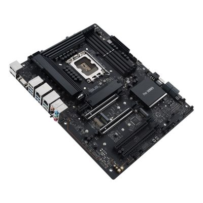 9. ASUS Pro WS W680-ACE W680 (LGA 1700) ATX-Mainboard, 2x PCIe 5.0, 3x PCIe 4.0, 3x PCIe 4.0 M.2-Steckplätze, 2x USB 3.2 Gen 2, 4x USB 3.2 Gen 1, 2x USB 2.0, 2x 2,5-Gb-Ethernet, 1x SlimSAS, 4x SATA, HDMI, DisplayPort und VGA