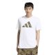 Adidas Camo Drei-Streifen-Logo-Grafik-T-Shirt KT1687