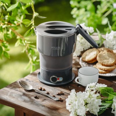 10. ADLER AD Silikon-Wasserkocher 1377 g grau