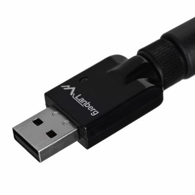 6. Lanberg N300 NC-0300-WIE Netzwerkkarte (USB 2.0, WLAN-Antennenanschluss)