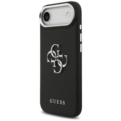 2. Guess Grained Big 4G Classic Logo Hülle für iPhone 17 Air - Schwarz