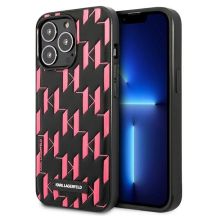 Karl Lagerfeld Monogramm-Plakette iPhone 13 Pro / 13 6.1" Hülle - Rosa