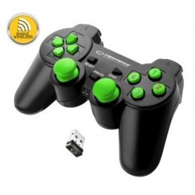 3. Esperanza GLADIATOR EGG108G Wireless Gamepad (PC, PS3; schwarz)