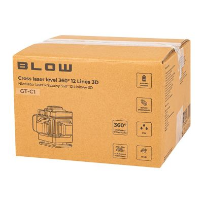 5. Nivelliergerät GT-C1 BLOW Kreuzlinienlaser-Wasserwaage – 12-linig 3D