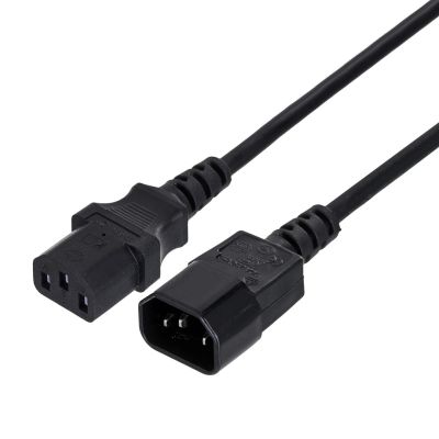 Kabel GEMBIRD PC-189-VDE (C13 / IEC C13 / IEC 320 C13 – C14; 1,8 m; Farbe schwarz)