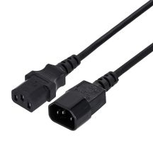 Kabel GEMBIRD PC-189-VDE (C13 / IEC C13 / IEC 320 C13 – C14; 1,8 m; Farbe schwarz)