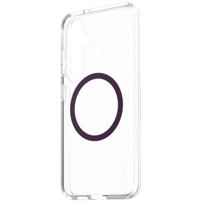 3. CARE by PanzerGlass Flagship Urban Combat Purple QI-Hülle für Samsung Galaxy S25 – transparent