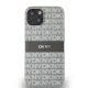 3. DKNY Lederhülle mit Monostreifen und Metalllogo für iPhone 15 / 14 / 13 – Beige