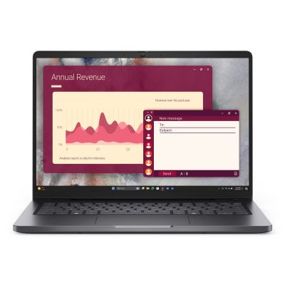 DELL Pro 14 PC14250 Intel Core 5 120U Laptop, 35,6 cm (14 Zoll) Full HD+, 16 GB DDR5-SDRAM, 512 GB SSD, Wi-Fi 6E (802.11ax), Windows 11 Pro, Schwarz