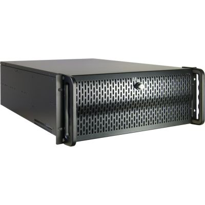 Inter-Tech IPC 4U-4129L Rack, silberfarben, Metallic
