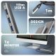3. Axagon HMC-5H USB-C 3.2 Gen 1 Hub mit 3x USB-A, 4K HDMI PD und 100 W – Silber, kabelgebunden, USB 3.2 Gen 1 (3.1 Gen 1), Typ-C, Silber