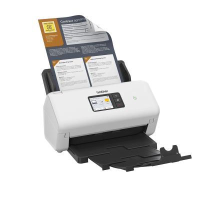 14. Brother ADS-4550W Scanner mit automatischem Dokumenteneinzug (ADF), 600 x 600 dpi, Schwarz/Weiß