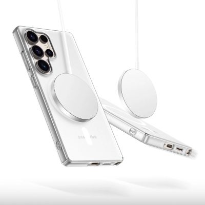 2. Tech-Protect MagSlim MagSafe Hülle für Samsung Galaxy S25 Ultra – transparent