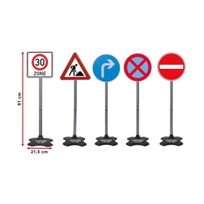3. Jamara 460293 Schaukelspielzeug-Zubehörset mit Verkehrsschildern