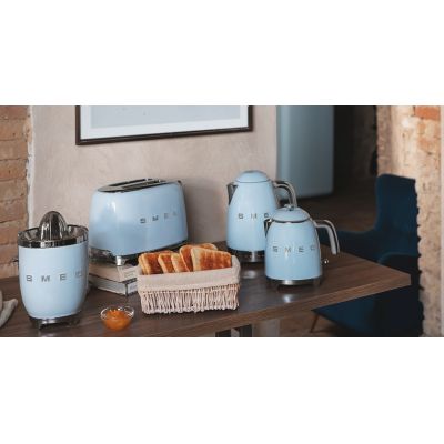 34. SMEG Wasserkocher KLF05PBEU 0,8 l pastellblauer Mini-Wasserkocher