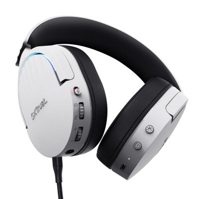 4. Trust GXT 491W FAYZO WIRELESS Weiße Gaming-Kopfhörer