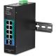 5. TRENDnet Switch 10-Port Industrie-Gbit PoE+ L2 Metall IP30