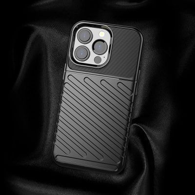 7. Thunder Case Flexibel Robuste Panzer Handyhülle TPU Schutzhülle für iPhone 13 Pro blau
