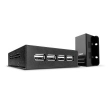 Lindy 42681 Netzwerk-Extender und -Empfänger Schwarz