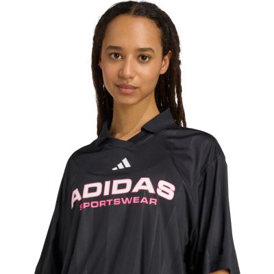 11. adidas Tiro Q4 Polo Damen T-Shirt Schwarz JN2749