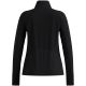 Damen-Sweatshirt mit Stehkragen Odlo X-ALP Midlayer 1/2-Zip, schwarz