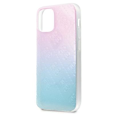 6. Guess GUHCP12S3D4GGBP iPhone 12 mini 5.4" blau-pink/blau-pink Hardcase 4G 3D Pattern Collection
