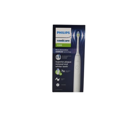 3. Philips 5300 Serie HX7108/04 elektrische Zahnbürste für Erwachsene, Schallzahnbürste, Weiß
