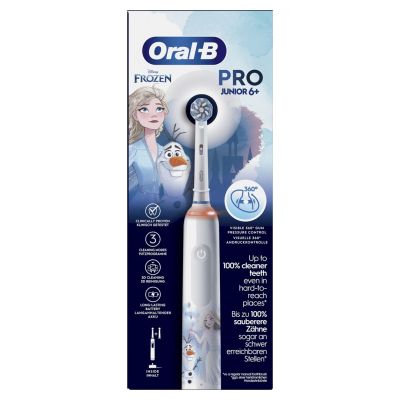 3. Oral-B PRO 14876673 Elektrische Kinderzahnbürste, rotierende Zahnbürste, mehrfarbig, weiß