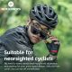 7. Rockbros SP304 Polarisierte Radsportbrille - Schwarz