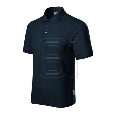 2. Malfini Reserve M MLI-R22LN Marineblaues Poloshirt
