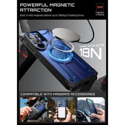 4. Supcase Unicorn Beetle Pro Mag MagSafe 2er-Set Hülle für Samsung Galaxy S26 Ultra – Schwarz und Marineblau