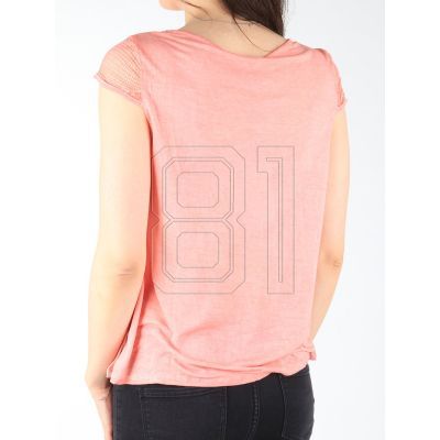 2. Wrangler Capsleeve Tee Koralle Pfirsich W W7337FDJX