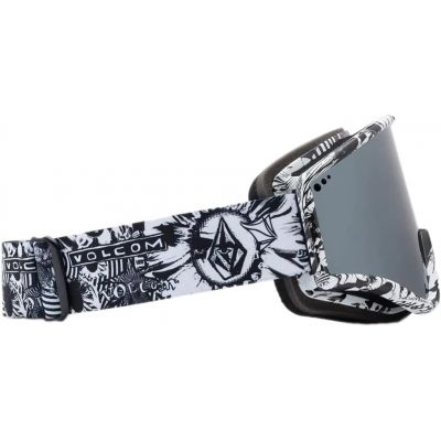 2. Volcom YAE OP ART/SILVER CHROME Damen/Herren Skibrille UV-Schutz Snowboard Grau (VG0722318)