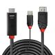 2. Lindy 41500 Kabeladapter 3m HDMI + USB Typ-A DisplayPort Schwarz