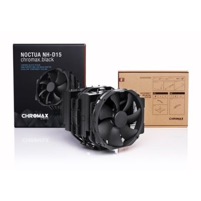 10. CPU-Kühlung NOCTUA NH-D15 chromax.black AMD, Intel