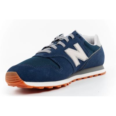 5. Herren-Sportschuhe New Balance 373, marineblaue Sneaker aus Leder