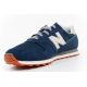 5. Herren-Sportschuhe New Balance 373, marineblaue Sneaker aus Leder