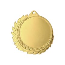 Allgemeine Goldmedaille mit Platz für ein 50-mm-Emblem – Stahlmedaille