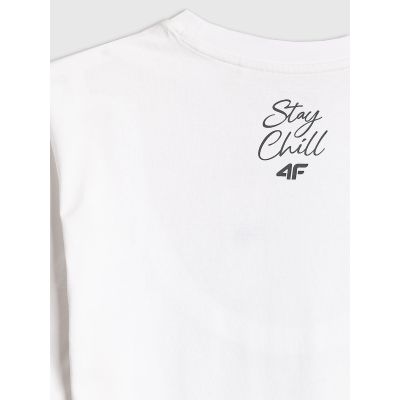 7. Herren-T-Shirt mit Aufdruck, regulär, Größe 4F 4FRSS26TTSHM4303-10S