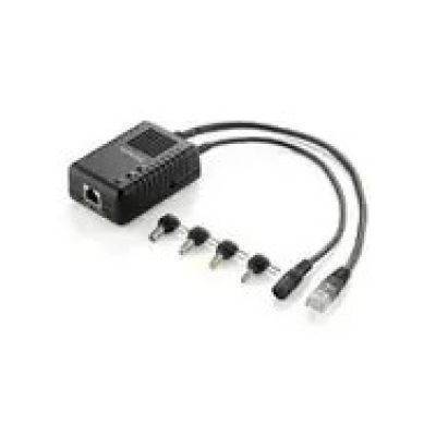 LevelOne POS-1002 Netzwerk-Splitter mit PoE-Unterstützung, Schwarz