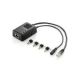 LevelOne POS-1002 Netzwerk-Splitter mit PoE-Unterstützung, Schwarz
