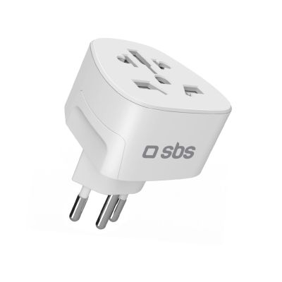 SBS CH Reiseadapter – Universal – Weiß