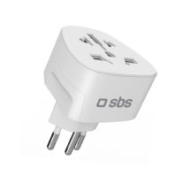 SBS CH Reiseadapter – Universal – Weiß