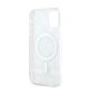 7. DKNY IML Checkered Mono Pattern & Printed Stripes MagSafe-Hülle für iPhone 11 / Xr – Beige